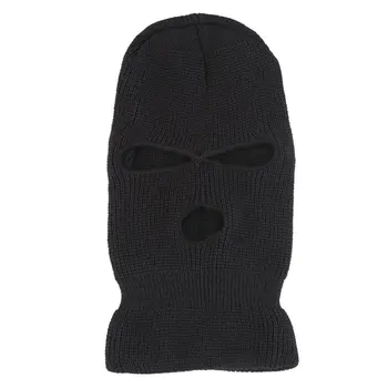 

Black Mask Thinsulate Winter Sas Style Army Ski Knitted Neck Warmer One Size Fits Most For winter activities Hot