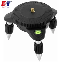 Kaitian 360 Вращающаяся база для 1/4 дюймов интерфейс 3D 12 линий Профессиональный самонивелирующийся красный и зеленый Niveau лазеры линейный уровень 360 инструмент
