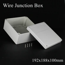 192x188x100 мм ABS IP65 водонепроницаемая Пластиковая распределительная коробка для проводов распределительный футляр для проекта корпус Электронный Терминал инструмент