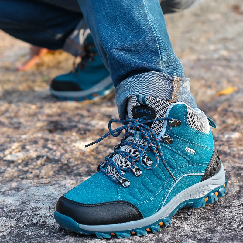 Men Snow Boots Waterproof Nylon Ski Boots Warm Outdoor Sport Shoes Men Winter Boots Fashion Sneakers