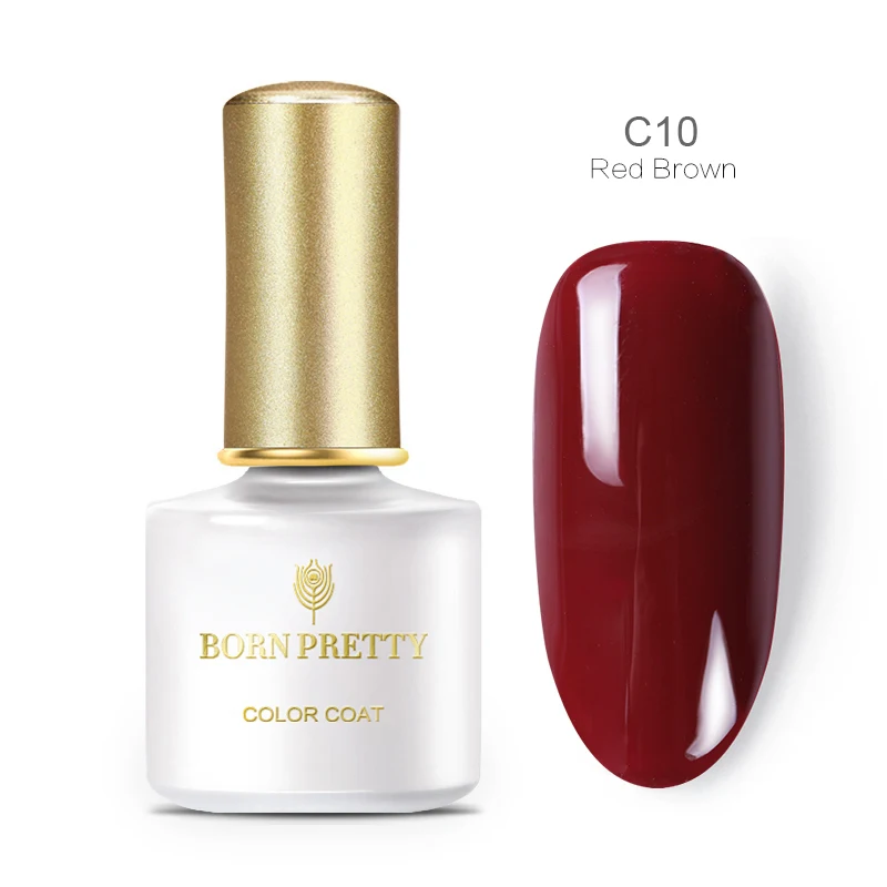 C10 BORN PRETTY, 6 мл, серия Cafe, Гель-лак для ногтей, чистый цвет, замачивается, УФ светодиодный Гель-лак, 60 цветов, маникюрный лак, долговечный - Цвет: C10