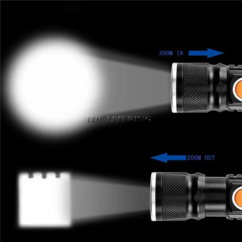 USB светодиодный фонарик перезаряжаемый светодиодный фонарик Фонарь T6 аккумулятор высокой мощности тактический фонарик для велосипеда