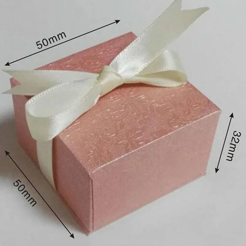 3 цвета- лента серьги кольцо коробка 5x5x3 см коробка ювелирных изделий бумажная коробка ювелирных изделий Подарочная коробка ювелирные изделия Органайзер коробки индивидуальные коробки