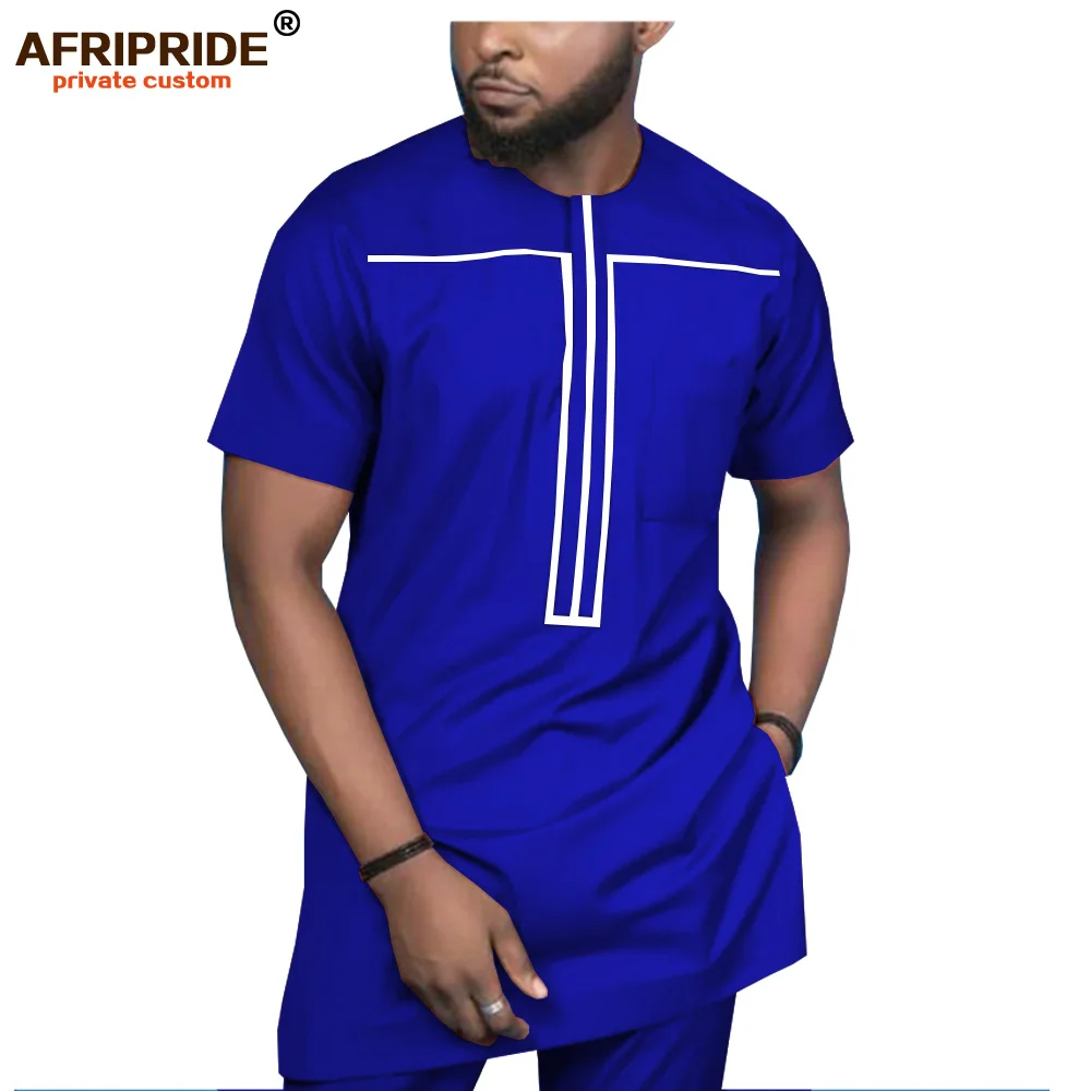 African Clothing for Men Tracksuit Dashiki Shirts and Print Pants Traditional Set Outfits Wear Sweatsuit AFRIPRIDE A1916051 - Цвет: 1-11