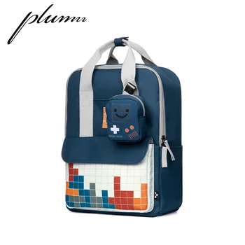 

Plumn Men's and Women's Backpacks Portable Backpack Student Schoolbag Travel Backpack