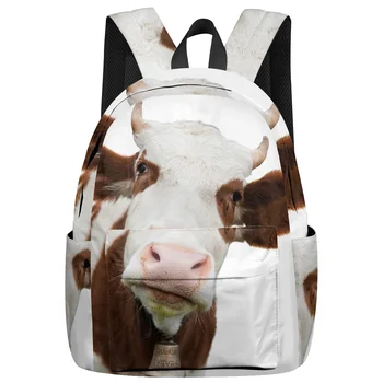 

Animal Sheep With Bells Backpack College Students Laptop Backpack Book Bag Casual School Bag