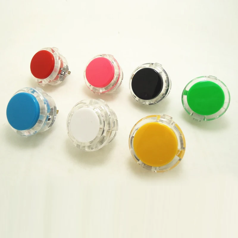 

24mm card button transparent crystal game button switch