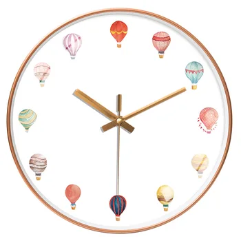 

Creative Art Modern Wall Clock Kitchen Cartoon Silent Kids Bedroom Clocks Wall Home Decor Living Room Duvar Saati Gift FZ929