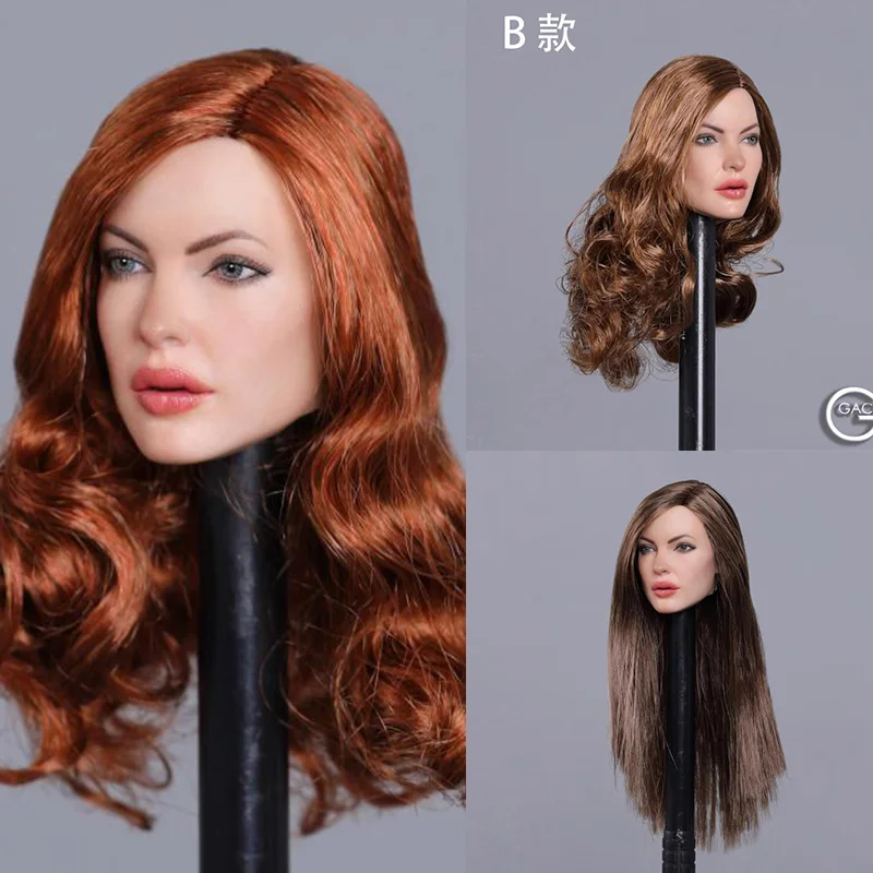 GACTOYS GC031 1/6 Сексуальная Европейская женская скульптура для головы 12 дюймов, фигурки для косплея, куклы, подарок для хобби, сделай сам