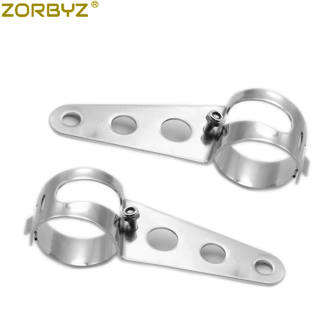 ZORBYZ мотоцикл 39 мм-51 мм хром фара кронштейн вилка трубы для Honda Kawasaki Suzuki Yamaha