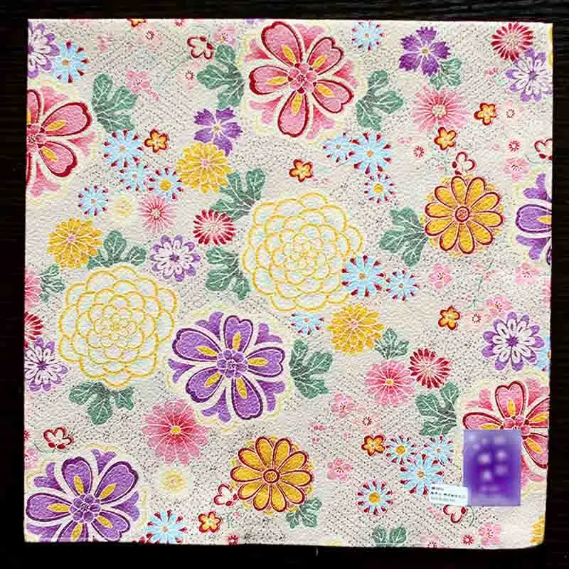  Nice Daisy Colorful Printing Large Square Handkerchiefs 53*53cm Women's Multi-use Soft Cotton Kerch