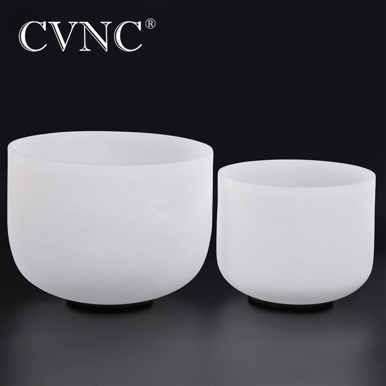 CVNC чакра набор из 2шт 6 &quotA и 8&quot C матовые кварцевые хрустальные поющие