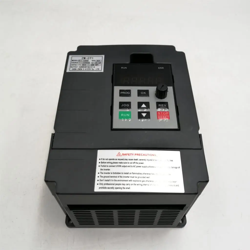 Ajustável do Inversor Frequência do Motor v da Velocidade Vfd do Conversor de Frequência para o Inversor Wzw da Baixa Saída 2kw 4kw Zw-ct1 3 p 220 1. 5kw – 2. Mod. 115055