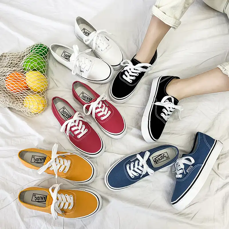 vulcanized canvas shoes