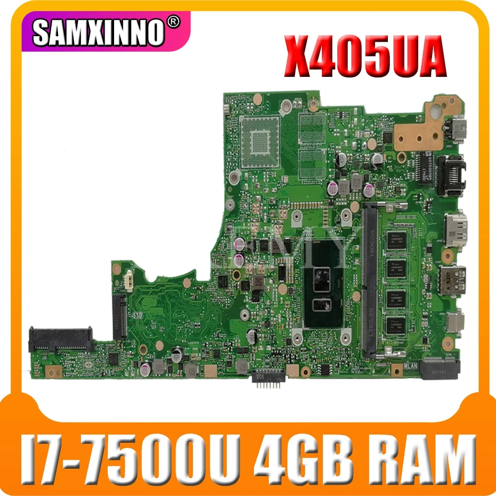  SAMXINNO For ASUS X405U X405UA X405UN X405UR X405URR X405UQ X405URP X405UF Laotop Mainboard X405UA 