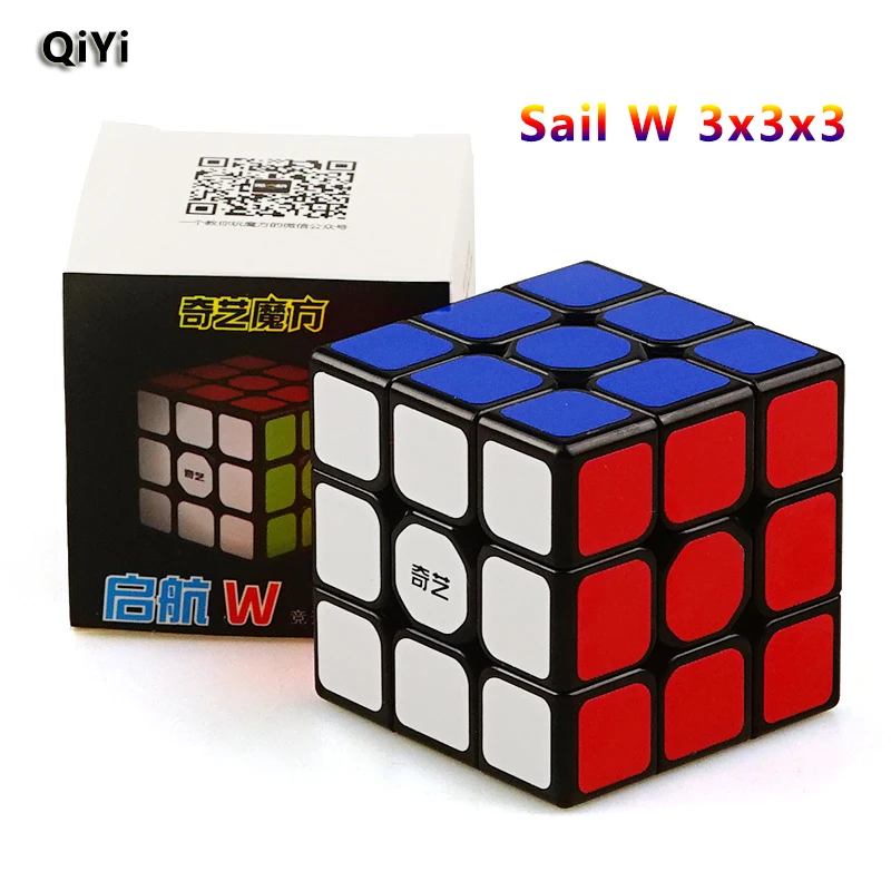 QiYi Sail W 3x3x3 магический куб скоростной пазл без наклеек Профессиональный кубики