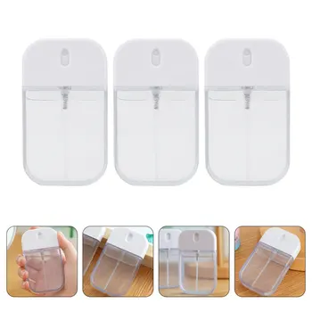 

3Pcs Spray Bottles Travel Holder Storage Container Compact Alcohol Disinfectant 35ML Bottles