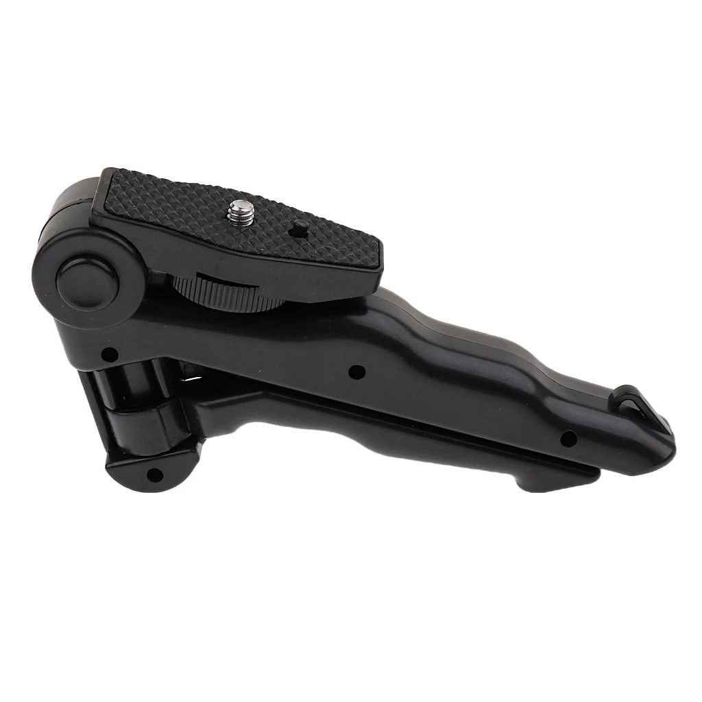 2 IN 1 Portable Mini Hand Grip Folding Tripod Stand for Gopro Hero 2 3 3+ 4 with 90 Degree Rotation Tabletop Desktop Tripod