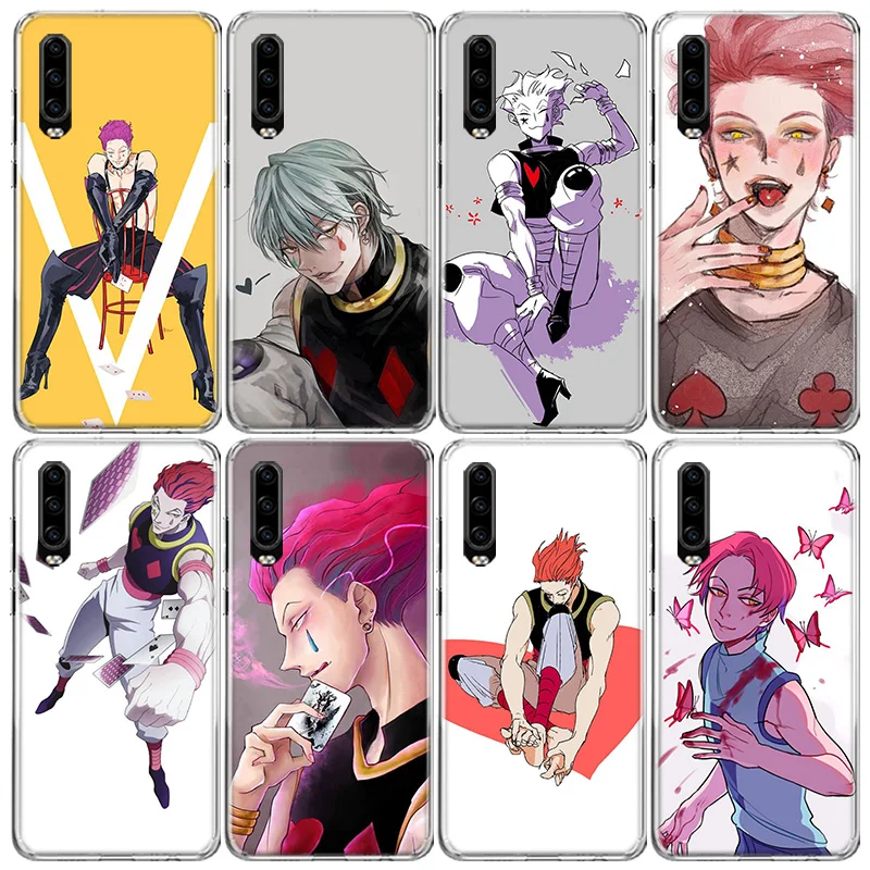 

Hisoka Anime Hunter X hunter Phone Case For Huawei P40 P30 P20 P10 Mate 10 20 30 Lite Pro P Smart Z Plus 2019 2018 Cover Coque