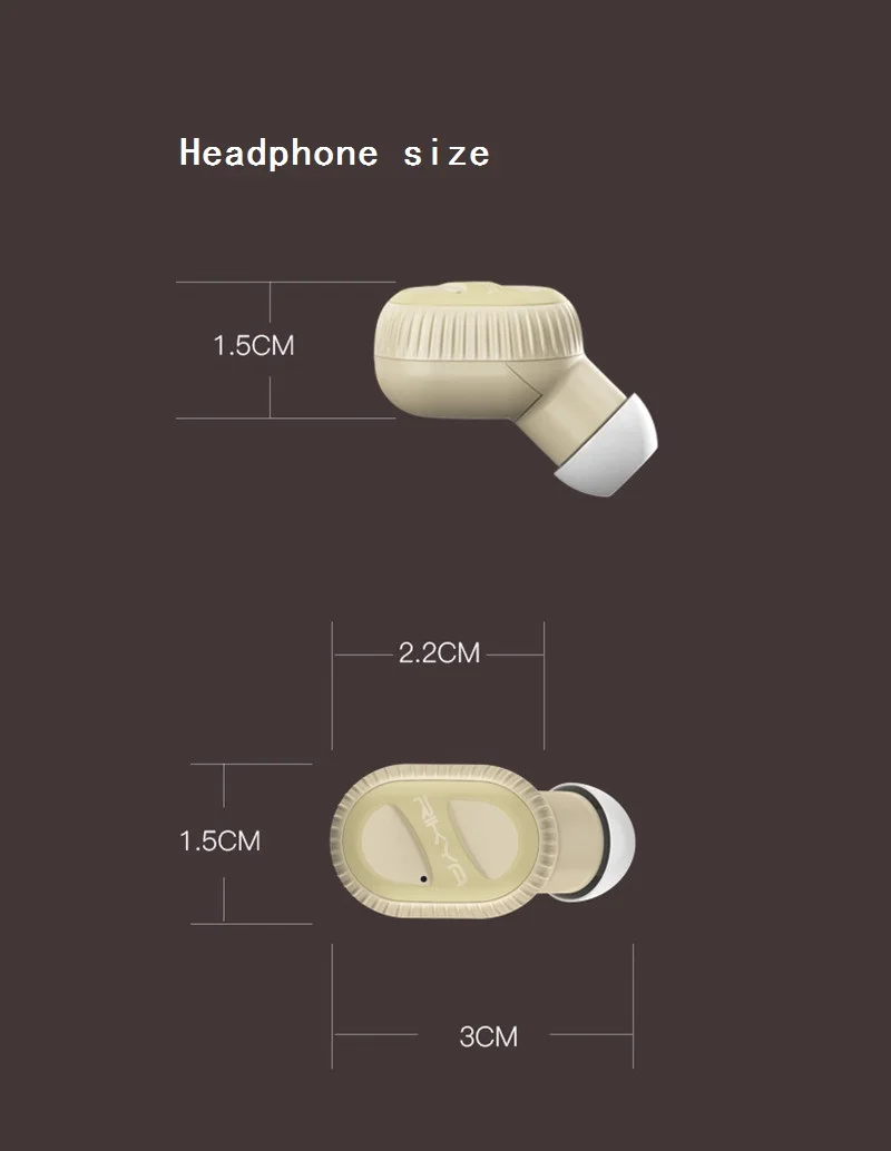 Мини беспроводные Bluetooth наушники в ухо Спорт с микрофоном гарнитура вкладыши для iPhone 7 8 X для samsung huawei Android