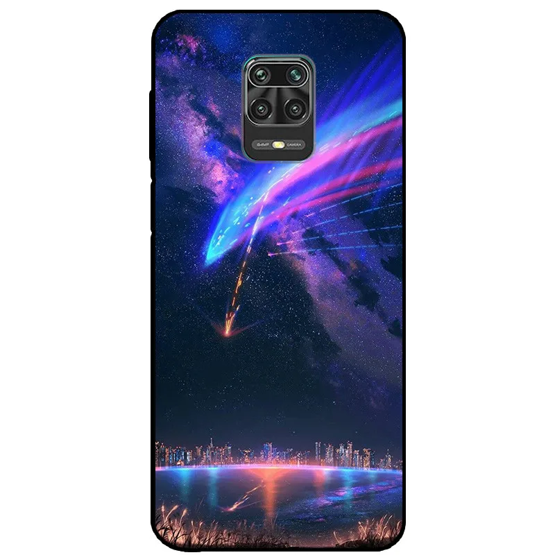 For Xiaomi Redmi Note 9S Case Soft Silicone Back Case for Xiaomi Redmi Note 9 Pro Note9s 9 s Case Redmi9 9S Black Phone Cover 