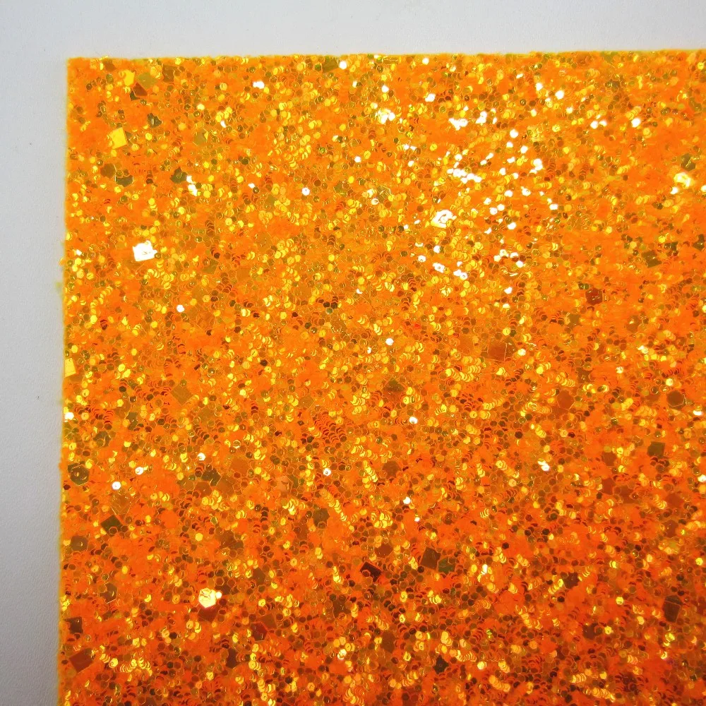30cmx134cm Chunky Glitter Fabric Leather with same color back new arrival for bows decorations AY292
