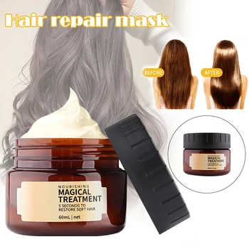 

Wholesale 60ml Hair Repair Mask for Damaged Hair Care Hair Filling Mask Keratin Cream Salon Essential Oil M3