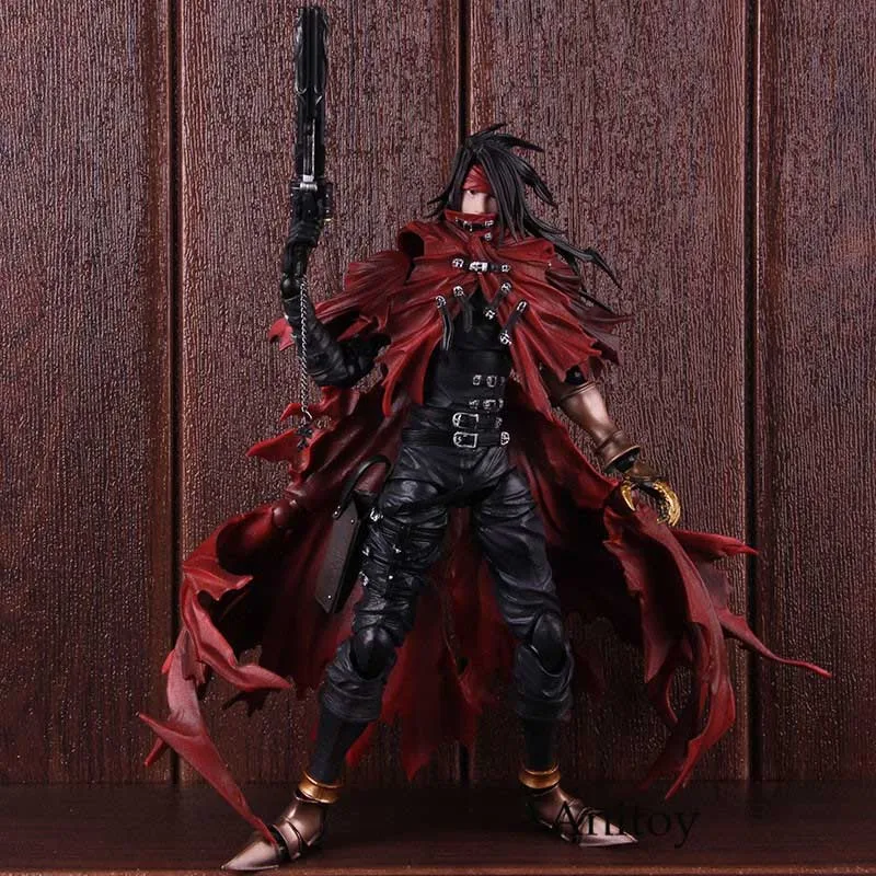 Dirge of Cerberus Final Fantasy VII Play Arts Kai Vincent Valentine фигурка экшн ПВХ Final Fantasy 7 Коллекционная модель игрушки