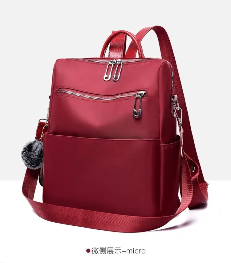 Cross Border for Amoy Supply of Goods Foreign Trade Export Processing Customizable New Style Oxford Cloth Backpack Manufacturers