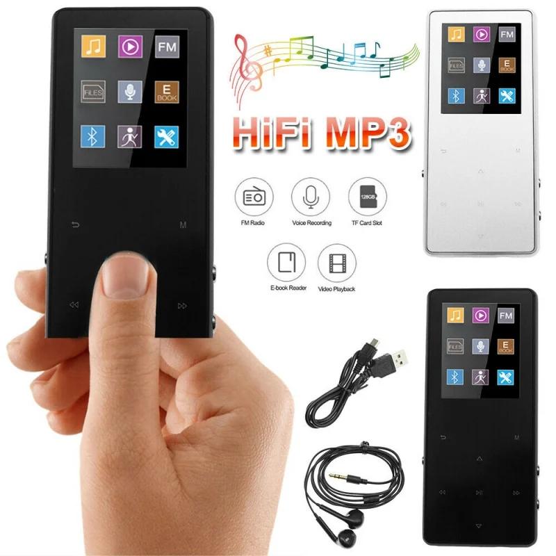 mp3-плеер с bluetooth-динамиком Встроенный 8 Гб 16 г HiFi портативный плеер с радио/FM/Электронная книга запись аудио mp3-плеер