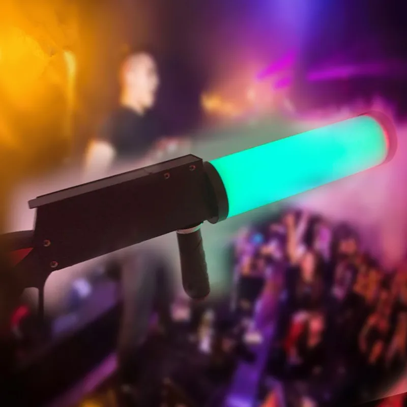 Nightclub Carbon Dioxide Gas Column Gun Bar RGB Party Led DJ Stage Co2 Jet Machine Effect Fogger Smoke Gun Shoot Distance 6-8M