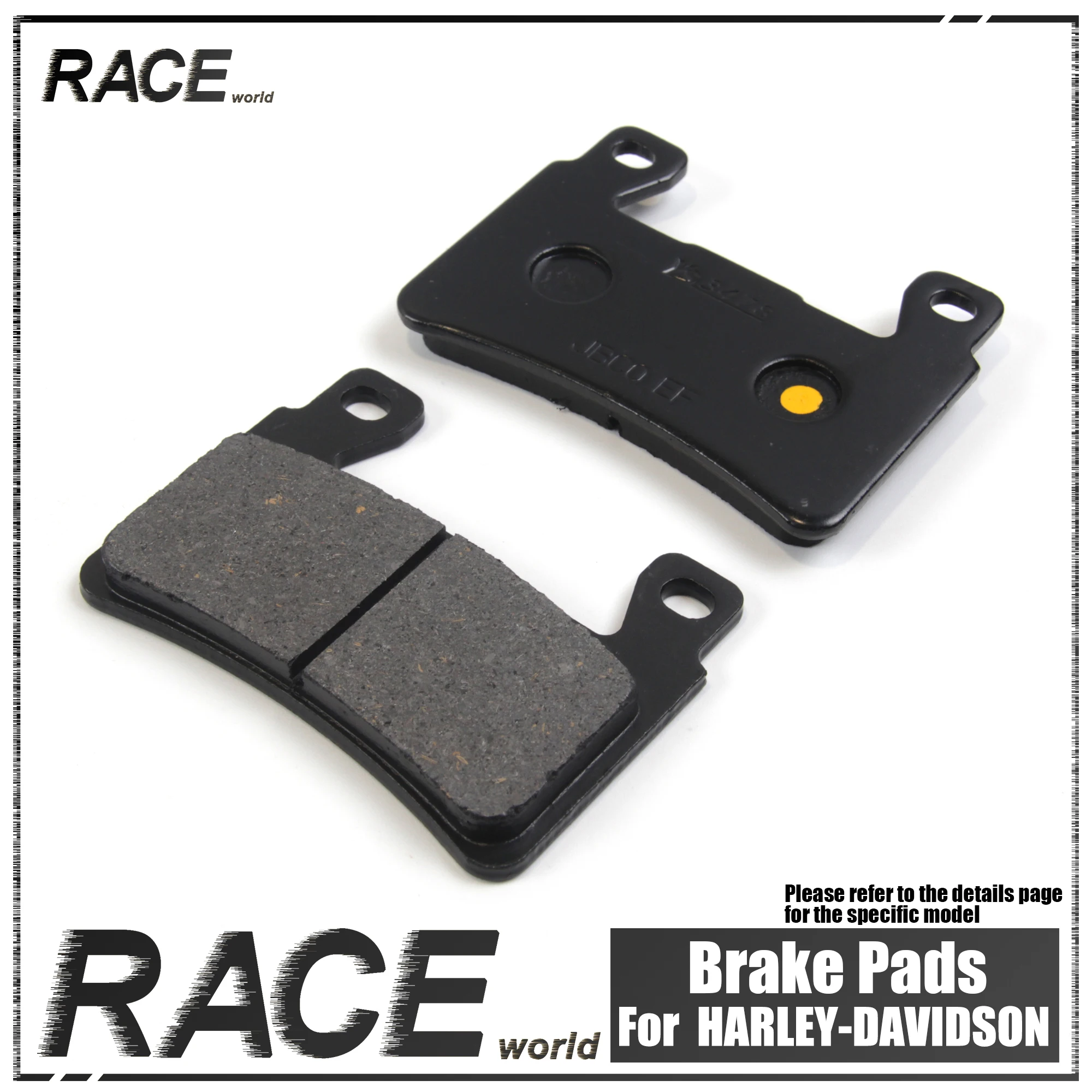Pastiglie Freno Anteriori Moto Per Harley-Davidson Xr 1200 2008 - 2010 Fls Softail Slim 2015 - 2017