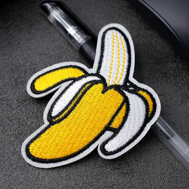 U-Sky Sew or Iron on Patches, 3pcs Banana Embroidery Iron Patches for  Clothing, Yellow Color Iron Patches for Jackets, for Backpacks, for  Covering