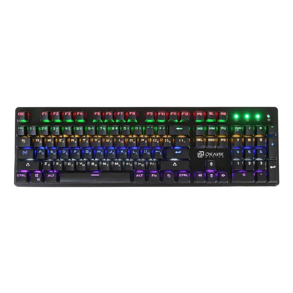 Клавиатура OKLICK 990G RAGE, черный