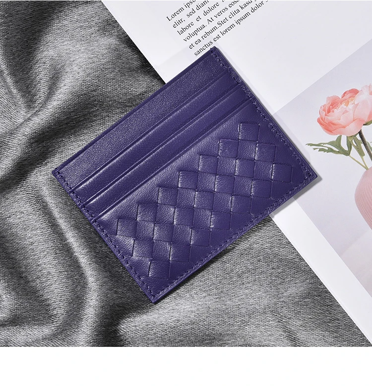 Кожаная мужская ультратонкая брендовая визитная карточка с несколькими отделениями для карт, простая модная женская сумка для карт