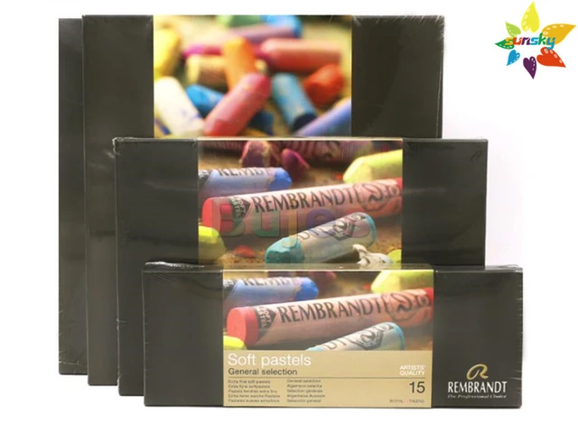 Rembrandt Soft Pastels Portrait Set - 90 Colors in Wooden Case