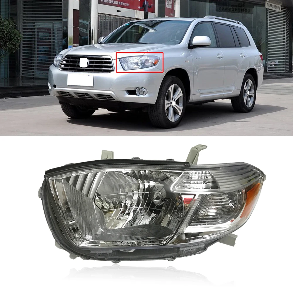Налобный фонасветильник CAPQX для Toyota Highlander 2009 2010 2011 2012 | Автомобили и мотоциклы