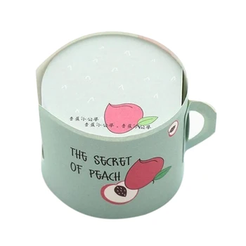 

Diy Cute Cup Sticky Notes Daily Planner Kawaii Fruit Memo Pad Stationery Office School Supplies Gift
