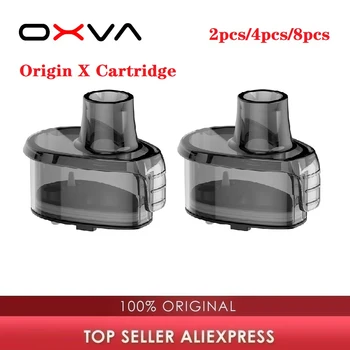 

2pcs/8pcs Original OXVA Origin X Cartridge for OXVA Origin X 18650 Kit 3ml Capacity Vape Pod Electronic Cigarette Cartridge