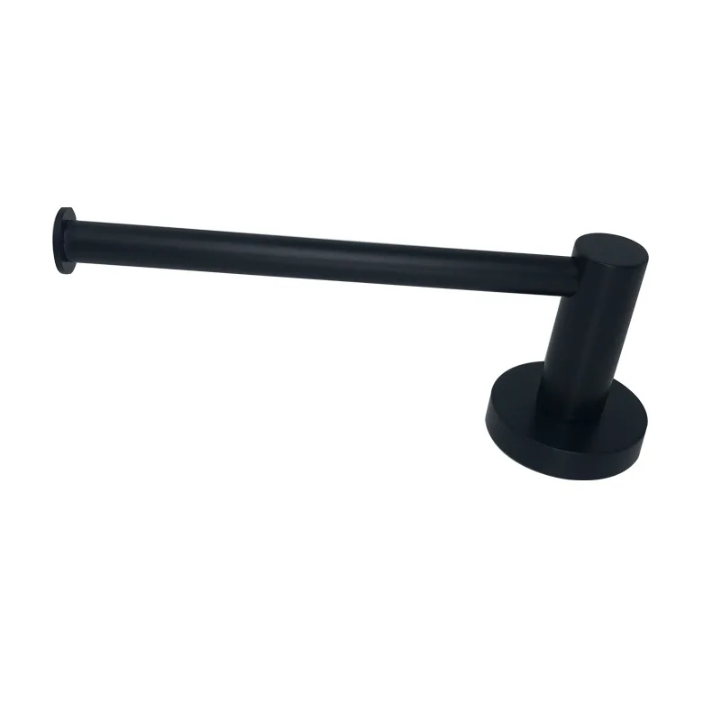 

Towel Ring Rack Holder Wall Mounted Bathroom Hand Round Space Stainless Black