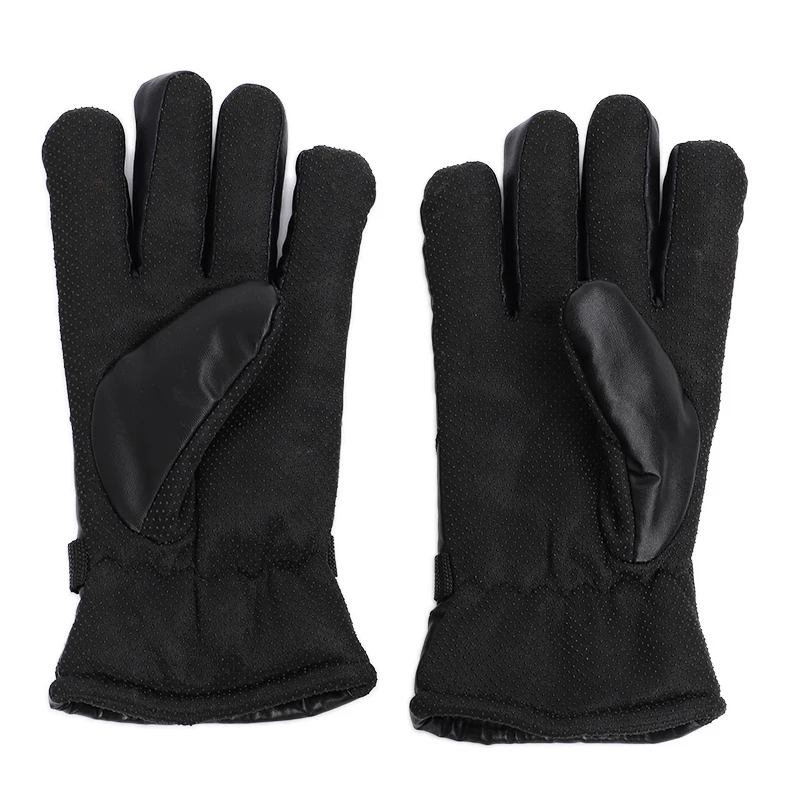 Осенне-зимние высококачественные кожаные перчатки для верховой езды для женщин и мужчин, Нескользящие толстые теплые перчатки, ветрозащитные перчатки на весь палец для улицы