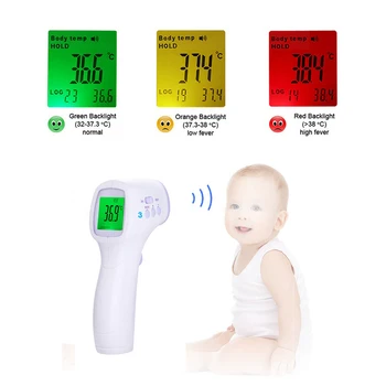 

Digital Thermometer Body Infrared Thermometer For Adult Children Torehead Thermometer Infrared Temperature Gun Color Random