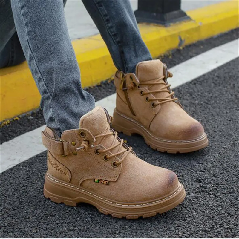 Ботильоны детские из натуральной кожи с плюшевой подкладкой на осень/зиму