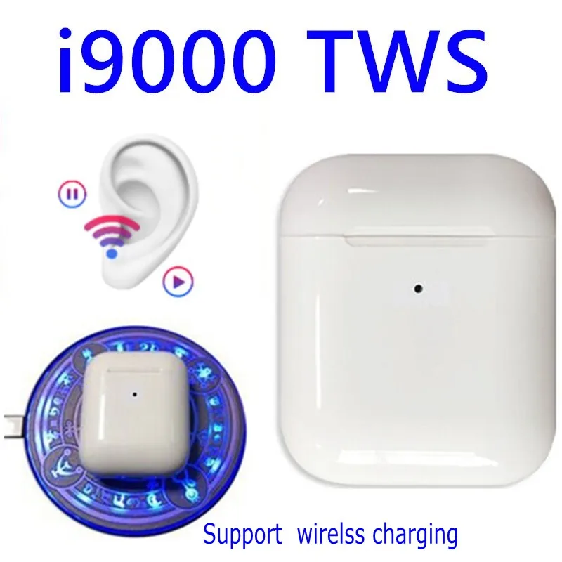 VIP Цена i9000 tws 1:1 размер умный датчик 8D бас беспроводная зарядка Bluetooth 5,0 наушники i9000 tws PK i10 i60 i500 tws - Цвет: i9000 TWS