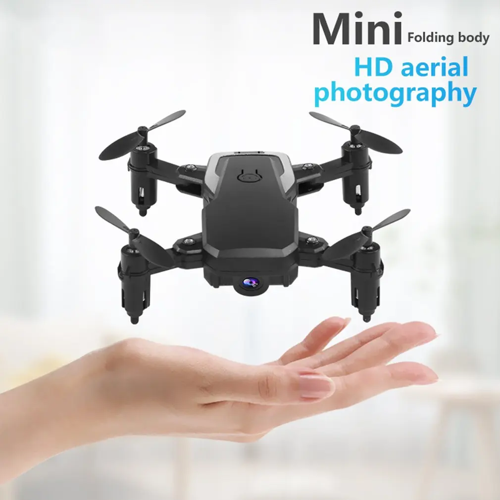 Новое обновление K1 мини складной Wi-Fi FPV Радиоуправляемый Дрон с HD камерой RC вертолет самолет высота удержания воздушные видео игрушки для детей