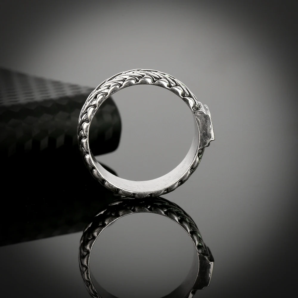 Новинка кольцо Будды с покрытием молнией и круглым кольцом вращающейся цепью для