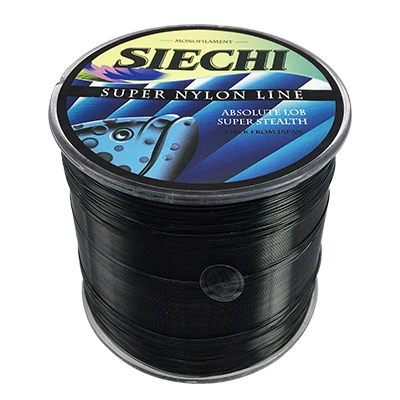 Black SIECHI 500 м супер сильная Супер стелс нейлоновая леска 4-28LB моноволокна линия ЯПОНИЯ основная леска для ловли карпа снасти - Цвет: Black