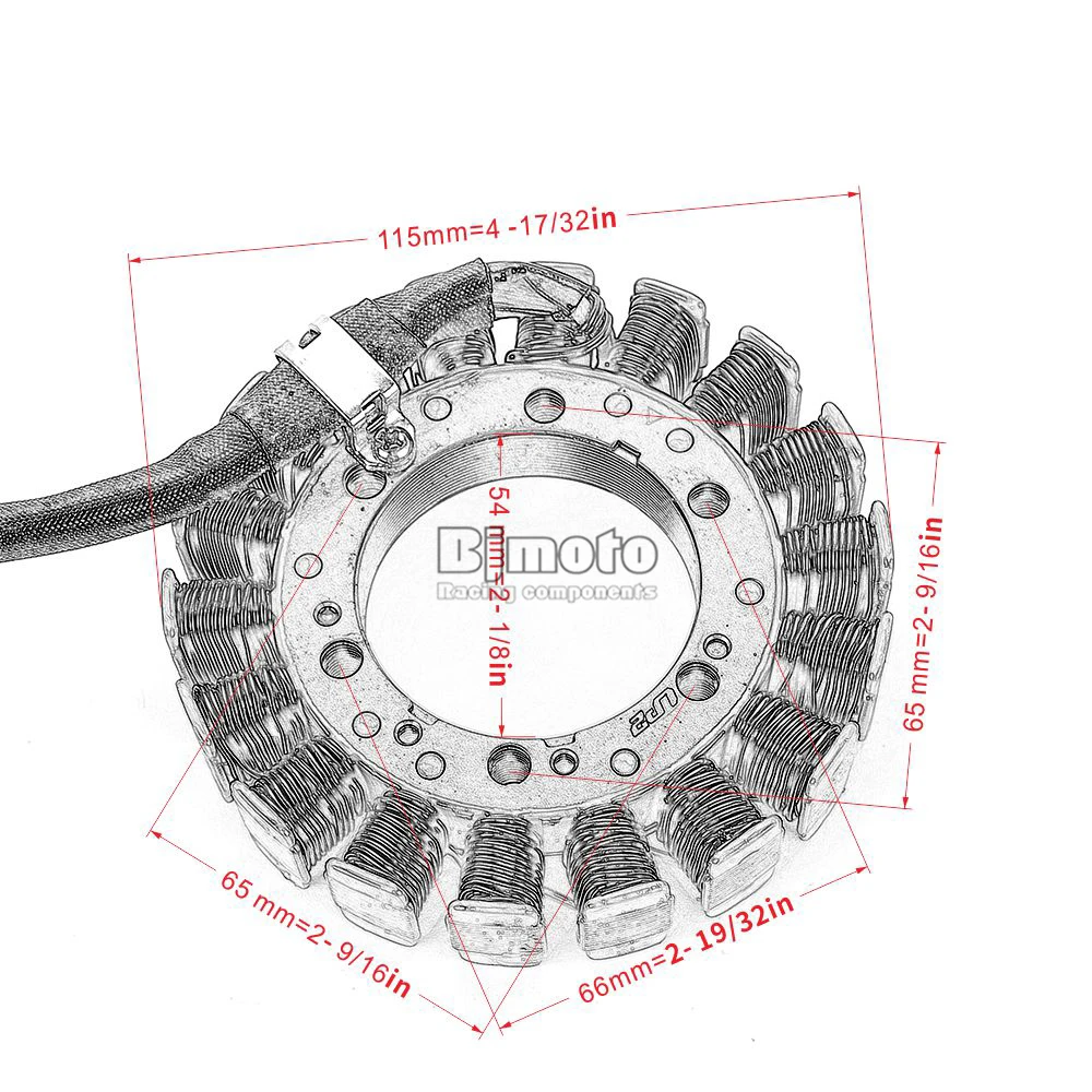 Катушки статора двигателя для Honda NX650 NX500 Доминатор 1990-1999 XR650L SLR650 FMX650 генератор Магнето зарядка статора катушки