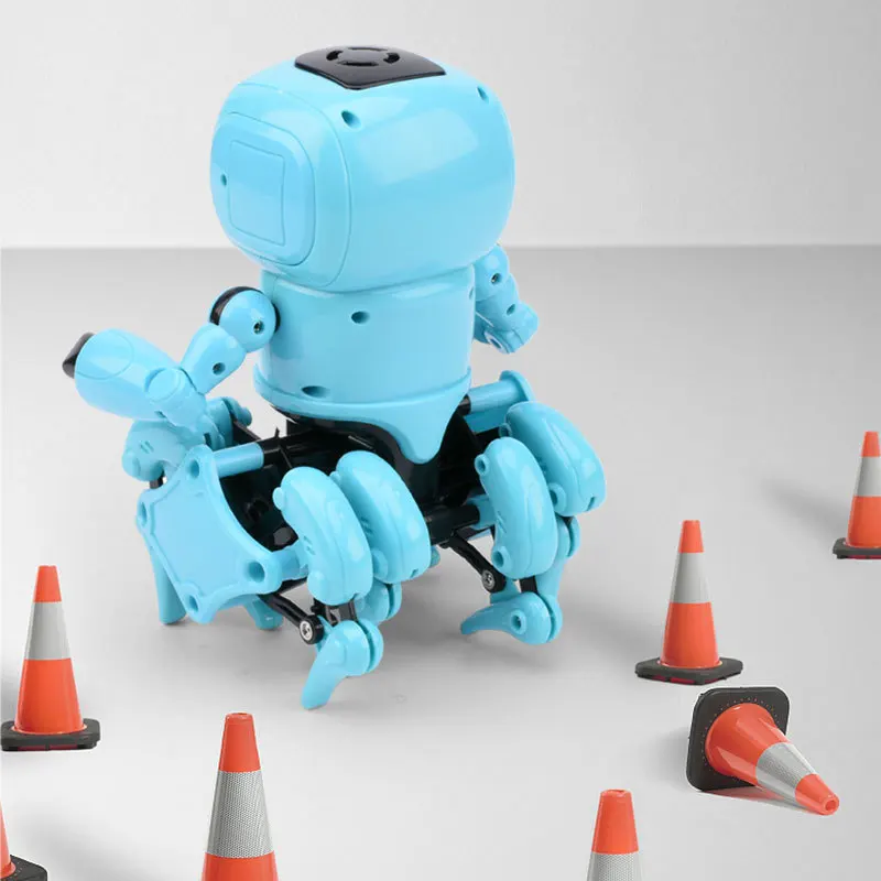Smart Robot Gesture Sensing DIY Assembled Robot kit Gesture Smart Follow Infrared Obstacle avoidance Robots Toys For Children