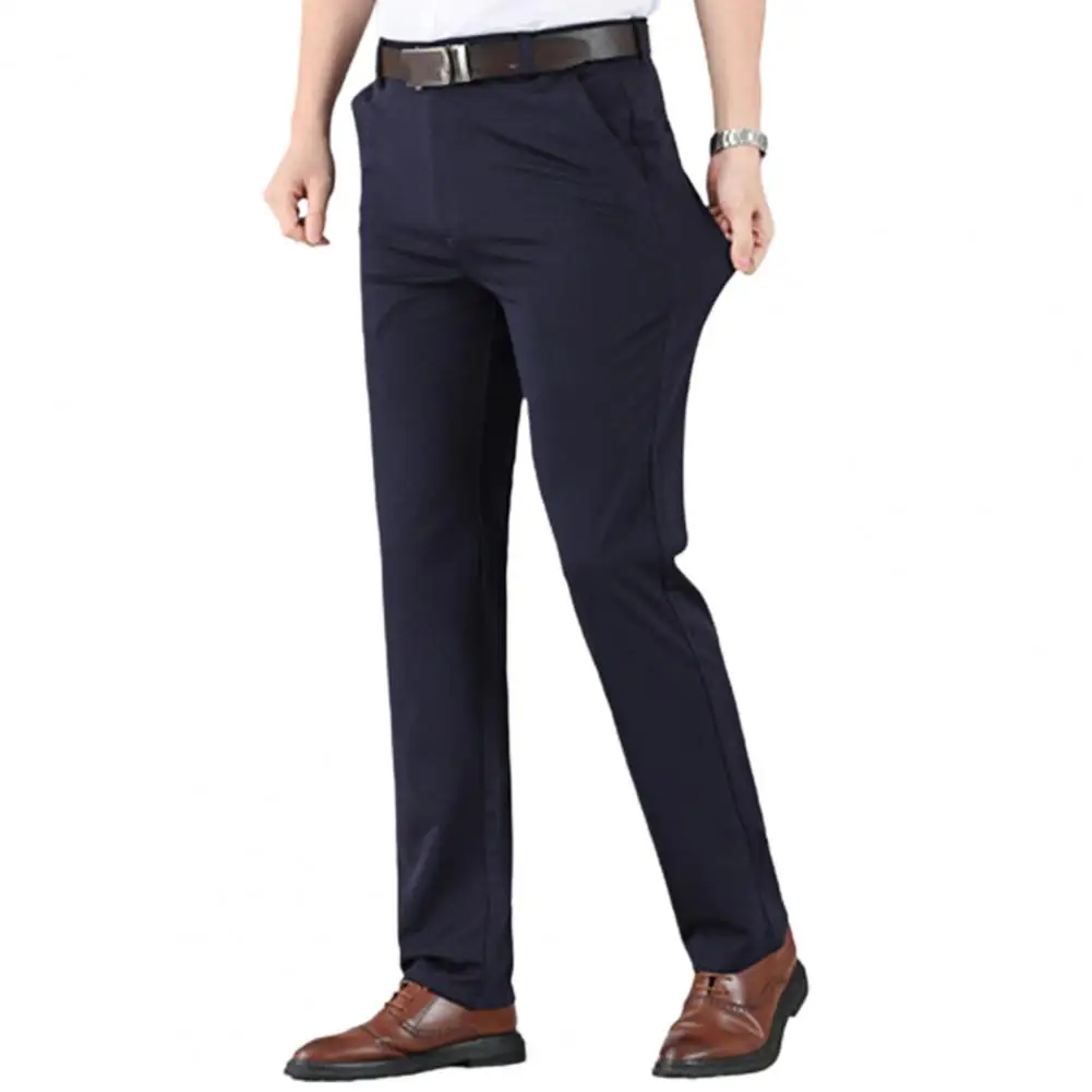 High Waist Deep Crotch Suit Pants 